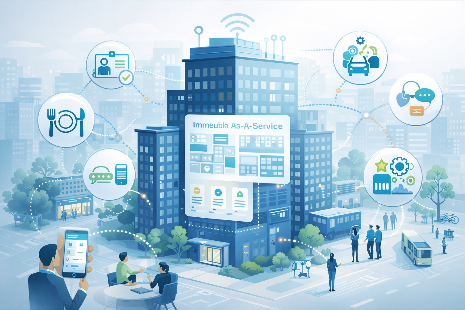 Immeuble connecte tous vos services Immeuble connecte tous vos services